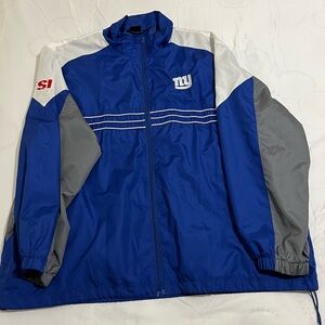Reebok NFL New York Giants Blue and Gray Team Windbreaker Men’s Size 2XL
